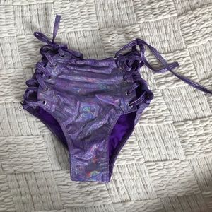 Rave Iridescent Rave bottoms with side tie